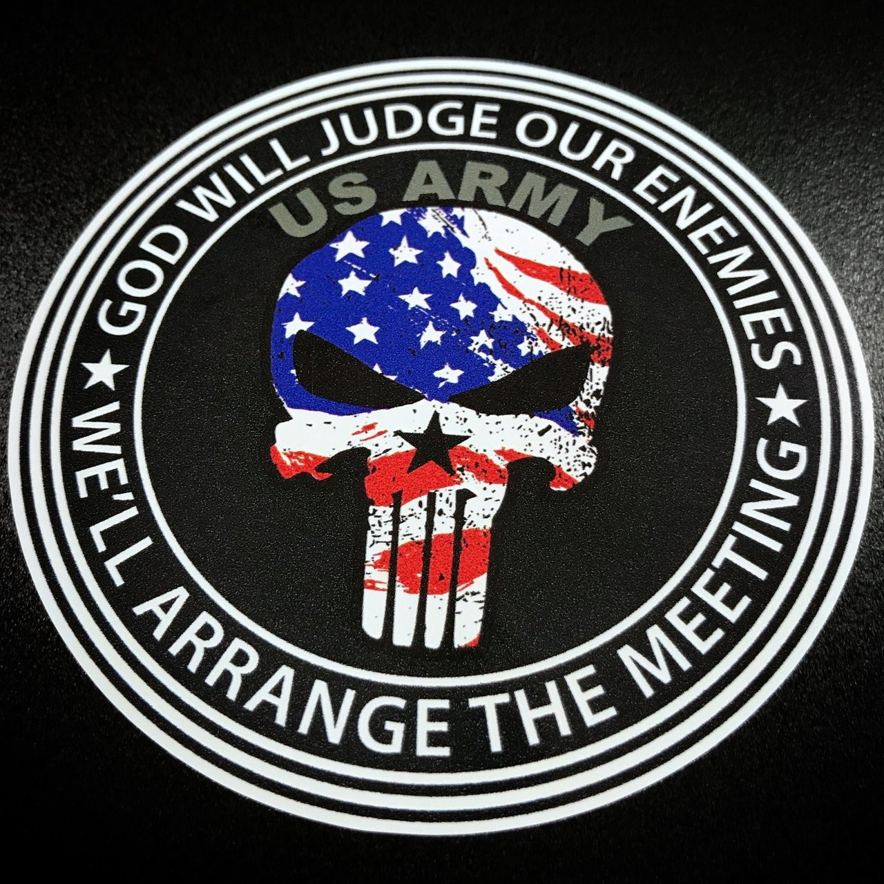 Punisher Circle US ARMY - Sticker