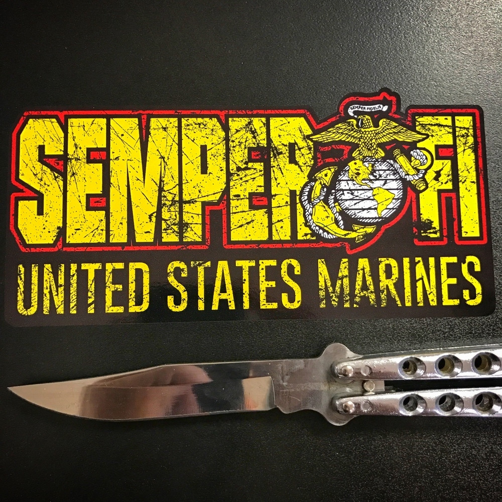 Semper Fi Large - Sticker