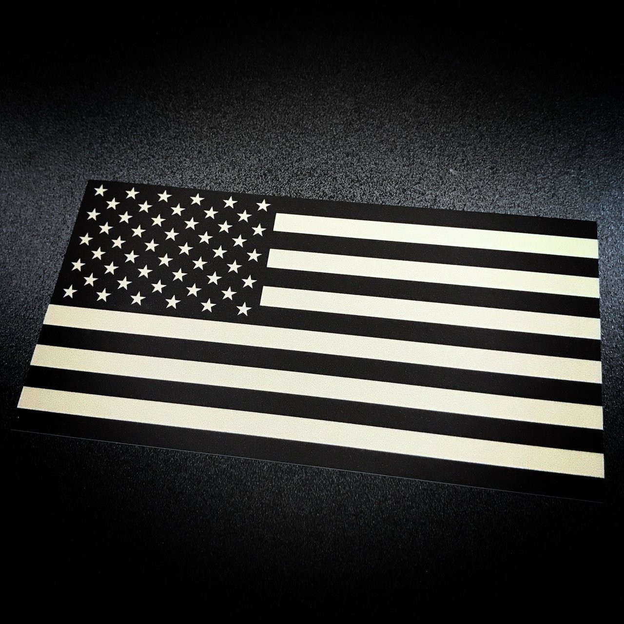 American Flag Tan - Sticker