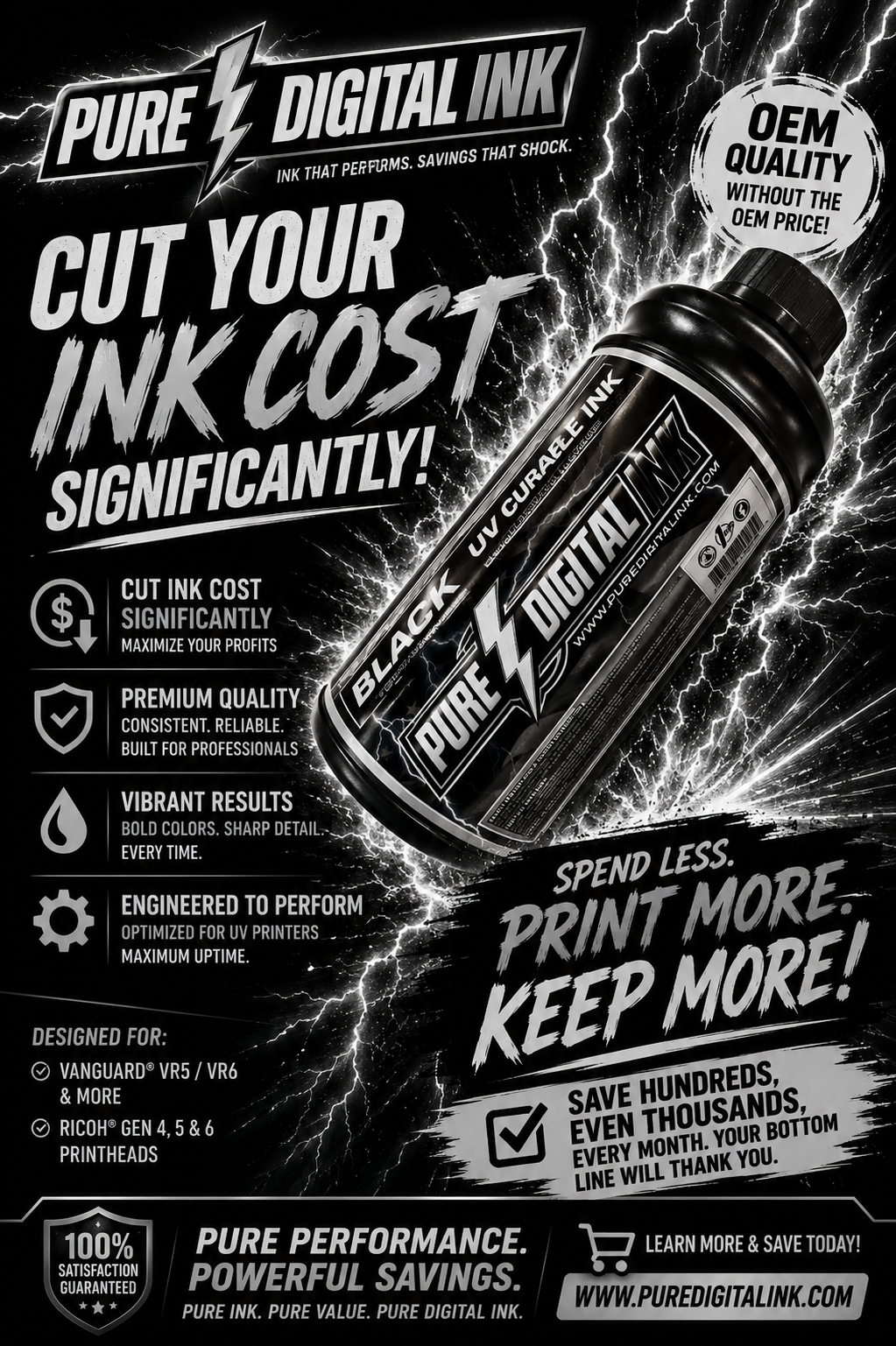 Pure Digital Ink Black 1 Liter product image 2