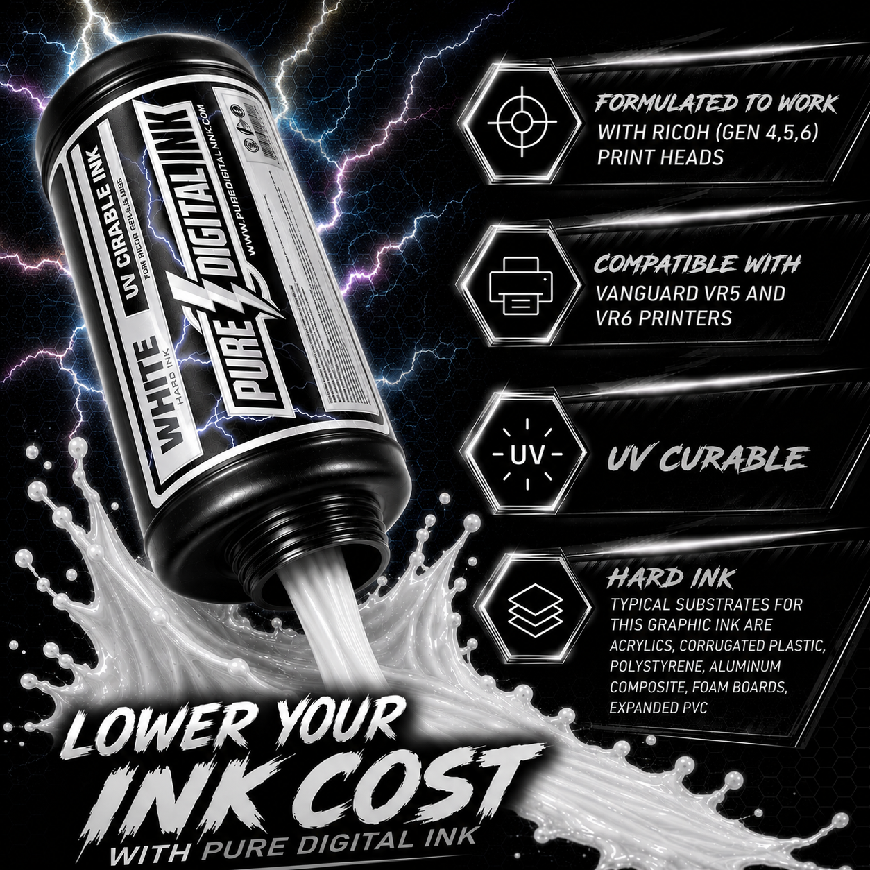 Pure Digital Ink White 1 Liter product image 5