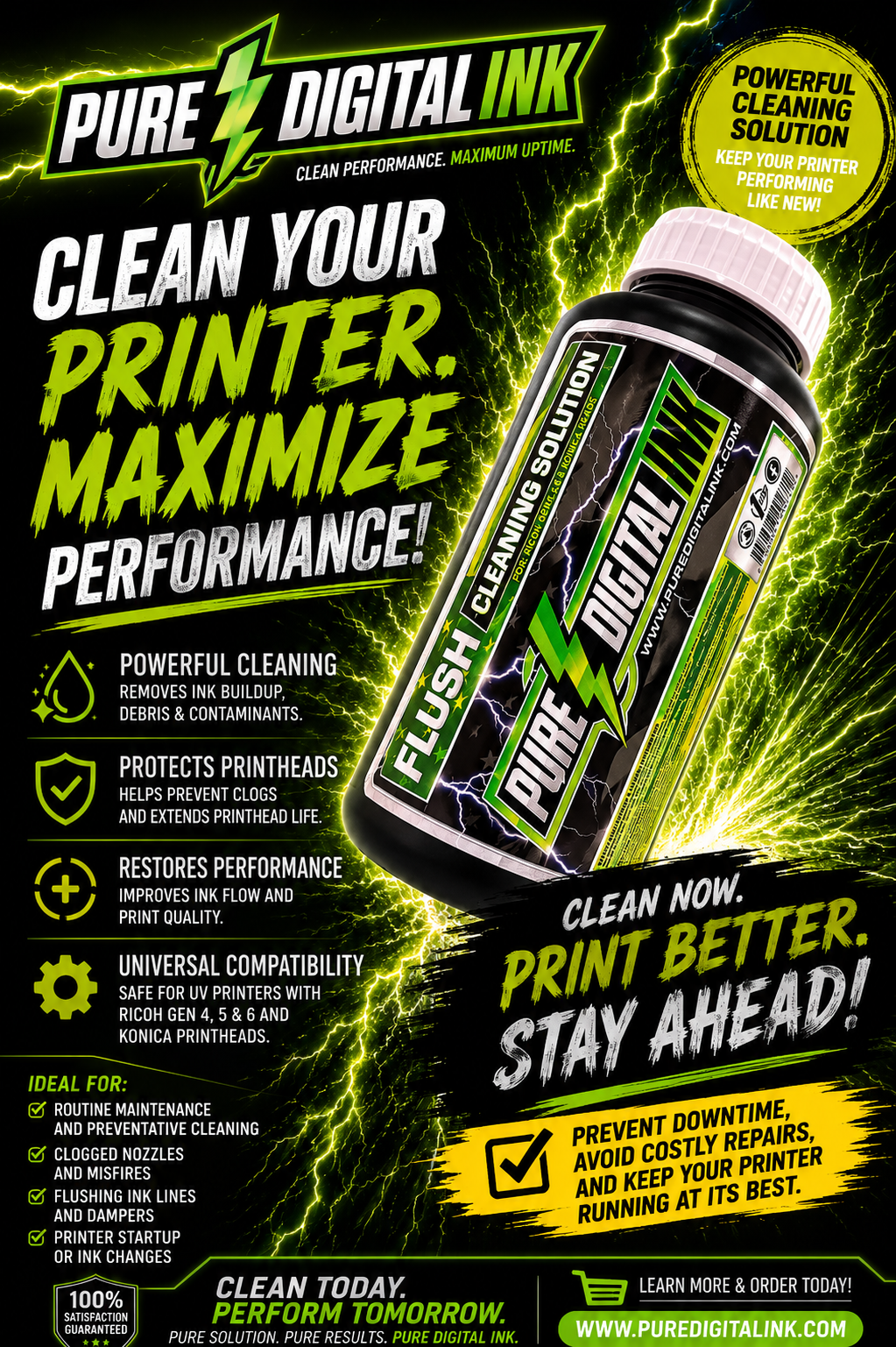 Pure Digital Ink Cleaning Solution 1 Liter product image 2